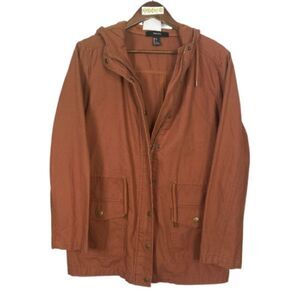 FOREVER 21 rust cargo jacket / wms L